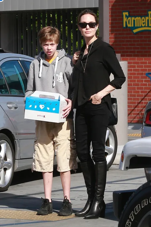 Анджелина Джоли с дочерью Шайло Анджелин Джоли