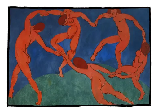 Анри Матисс – Танец (II), 1910 год