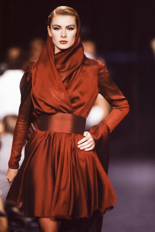 Людмила Исаева на показе Lanvin Haute Couture осень-зима 1990/91