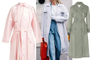 Не бежевым единым: 8 стильных тренчей в пастельных оттенках