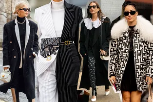 Нескучная классика: 29 способов быть стильной в черно-белом образе