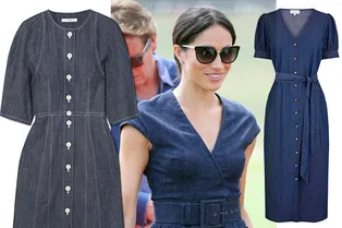 10 джинсовых платьев как у Меган Маркл