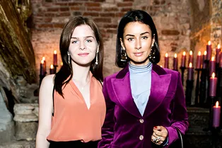 Тина Канделаки и Александр Терехов на ужине Gucci в музее