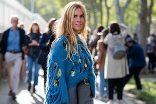 С чем сочетать вязаные вещи: 15 примеров от звезд стритстайла