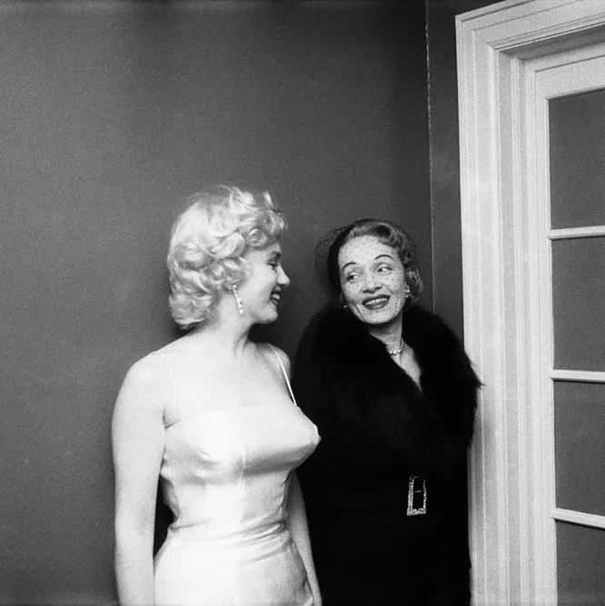 Мэрилин Монро и Марлен Дитрих (1952)