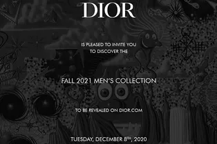 Прямая трансляция показа Dior Men Pre-Fall 2021