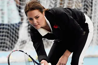 Играй как Миддлтон: герцогиня Кембриджская посетила Национальный теннисный центр в Лондоне