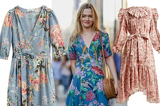 Новые скромные: 8 ретроплатьев в цветах