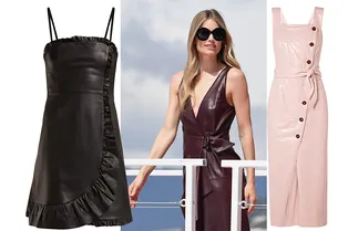 10 платьев из кожи, которые можно носить даже летом