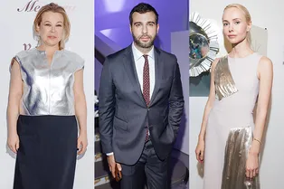 Иван Ургант, Маргарита Пушкина и Ольга Свиблова на благотворительном аукционе Фонда Cosmoscow