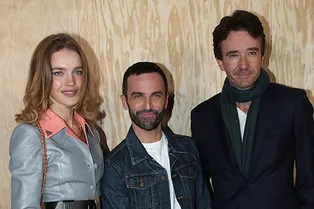 Наталья Водянова, Алисия Викандер, Джастин Тимберлейк на показе Louis Vuitton