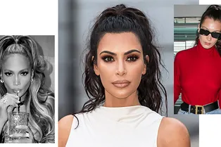 Самая модная прическа лета: высокий хвост на макушке, как у Беллы Хадид и Ким Кардашьян