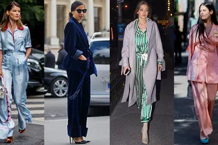 В 2021 носите пижамы на улицу: примеры от героев стритстайла