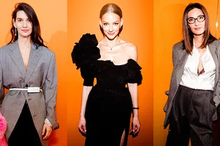 Светлана Ходченкова, Снежанна Георгиева и Мари Коберидзе на вечере Bvlgari