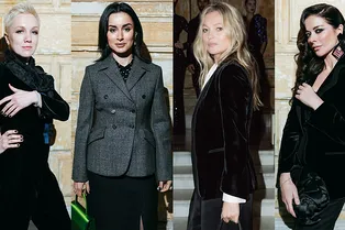 Кейт Мосс, Тина Канделаки, Дарья Мороз и Марина Александрова на вечеринке Giorgio Armani