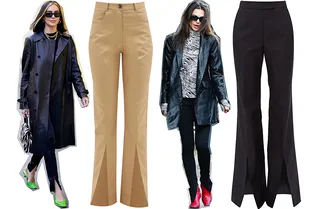 Этой зимой носите облегающие брюки с разрезами у щиколотки