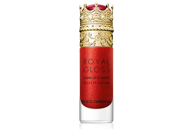 Блеск для губ с эффектом объема Royal Gloss, Jewel Red, Dolce Gabbana