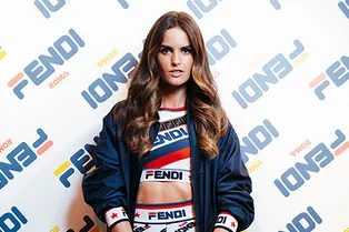 Изабель Гулар на вечеринке в честь запуска капсульной коллекции Fendi Mania
