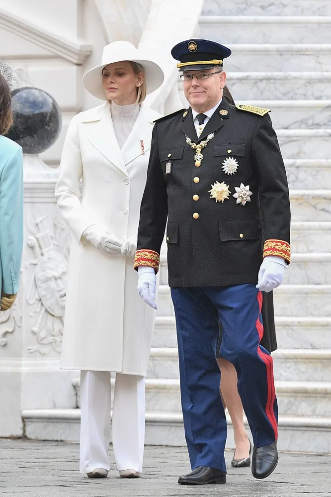 Принцесса Монако Шарлен и Альбер II