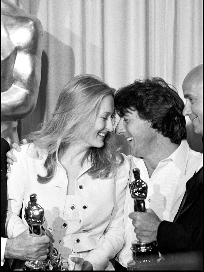 Мерил Стрип и Дастин Хоффман после церемонии вручения "Оскара", 1979 год