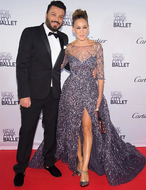Зухайр Мурад и Сара Джессика Паркер в платье Zuhair Murad, 2015 год Зухайр Мурад и Сара Джессика Паркер в платье Zuhair Murad, 2015 год