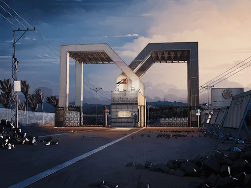 Розалинд Нашашиби, A still from Electrical Gaza, 2015 Розалинд Нашашиби, A still from Electrical Gaza, 2015