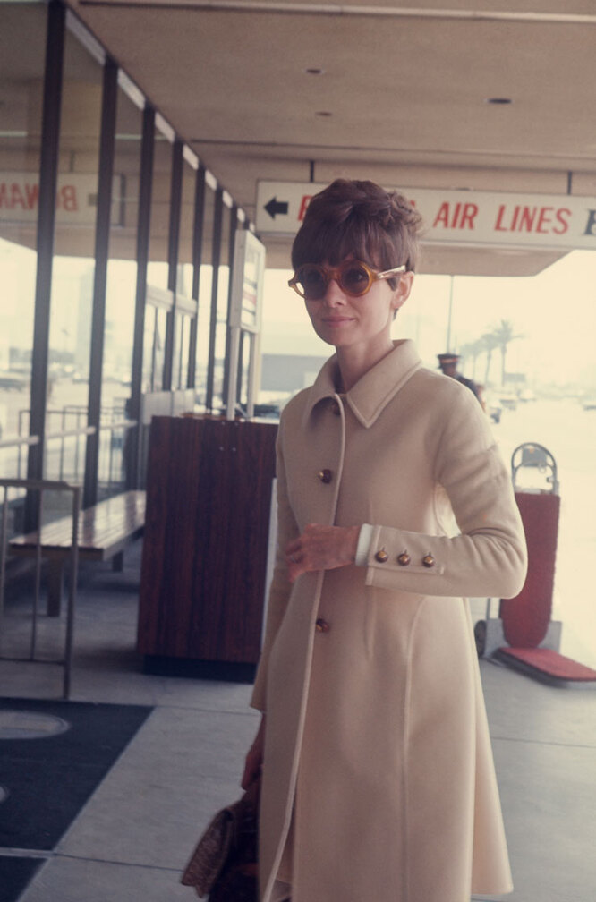 Одри Хепберн в Нью-Йорке, 1968 год