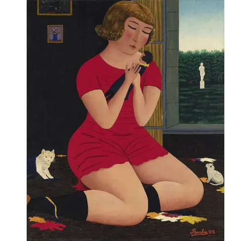 Camille Bombois «The Girl with the Doll», 1925 год
