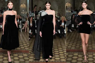 Бальные платья из органзы и бархатные комбинезоны для современной герцогини в коллекции Anastasia Zadorina