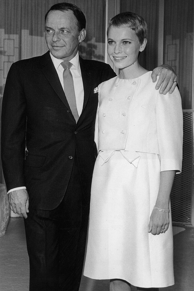 Фрэнк Синатра и Миа Фэрроу в Лас-Вегасе, 19 июня 1966 года