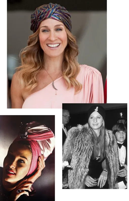 Слева направо: The Symbol октябрь 1944 (фотограф Георгий Гойнинген-Гюне); Сара Джессика Паркер в фильме «Секс в большом городе 2», 2010 год ; Барбара Стрейзанд, 1973 год; Слева направо: The Symbol октябрь 1944 (фотограф Георгий Гойнинген-Гюне); Сара Джессика Паркер в фильме «Секс в большом городе 2», 2010 год ; Барбара Стрейзанд, 1973 год;