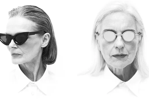Возрастные модели примерили футуристичные очки