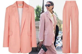 Почему вам точно нужен брючный костюм в пастельных оттенках на весну