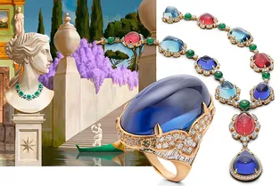 Внушительные перстни и причудливое паве из бриллиантов — в бесстыдно роскошной коллекции Bvlgari Barocko