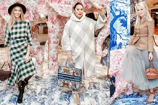 Алла Вербер, Яна Рудковская и Ясмина Муратович на открытии pop-up-пространства Dior