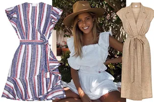 Летняя классика: 10 льяных платьев на каждый день