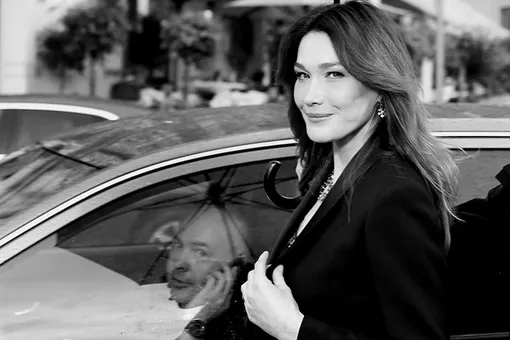 Карла Бруни и Снежана Георгиева на открытии бутика Bulgari