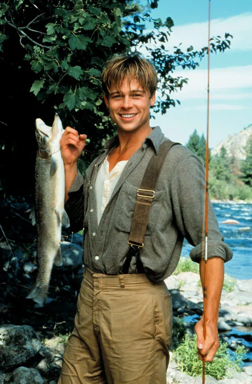 Брэд Питт в фильме «Там, где течет река» Брэд Питт в фильме «Там, где течет река»