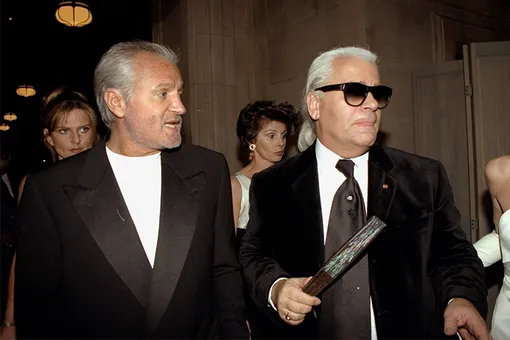 С Джанни Версаче, 1995 год С Джанни Версаче, 1995 год
