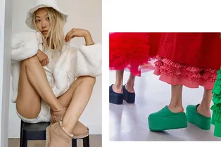 Угги скоро станут модными? Telfar и Molly Goddard говорят, что да
