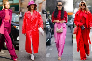 Ежевичный, малиновый и клубничный: как носить ягодные оттенки