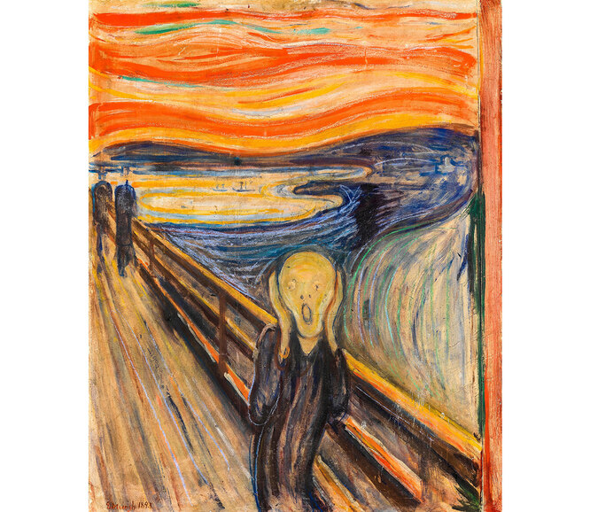 «Крик» Эдварда Мунка — одна из самых узнаваемых и дорогих картин в мире