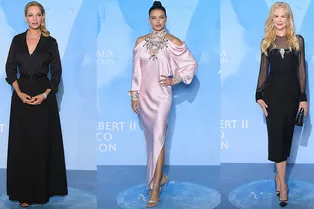 Николь Кидман, Ума Турман и Адриана Лима на вечере Gala for the Global Ocean в Монако