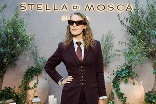 Ксения Собчак, Снежанна Георгиева и Александр Петров на летнем празднике Stella di Mosca