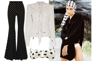 Вечная классика: носите вещи в черно-белый горох