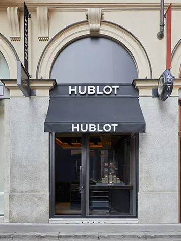 Бутик Hublot в Милане Бутик Hublot в Милане