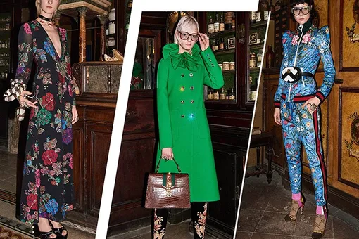 Обзор коллекции Gucci Pre-fall 2017