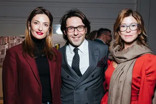 Ольга Карпуть, Айдан Салахова и Ольга Слуцкер на презентации новых резиденций Capital Group