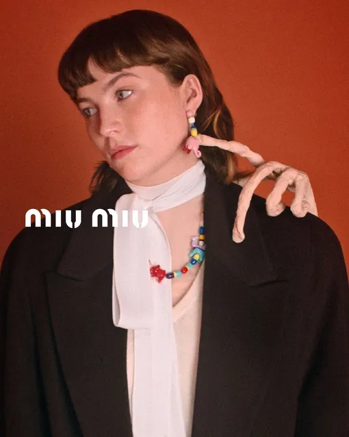 Исадора Барни в рекламной кампании Miu Miu