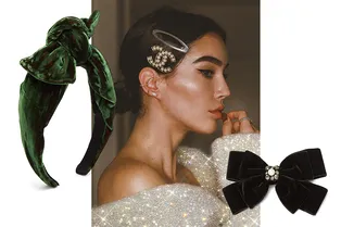 И сбоку бантик: 12 украшений для волос для праздничного сезона